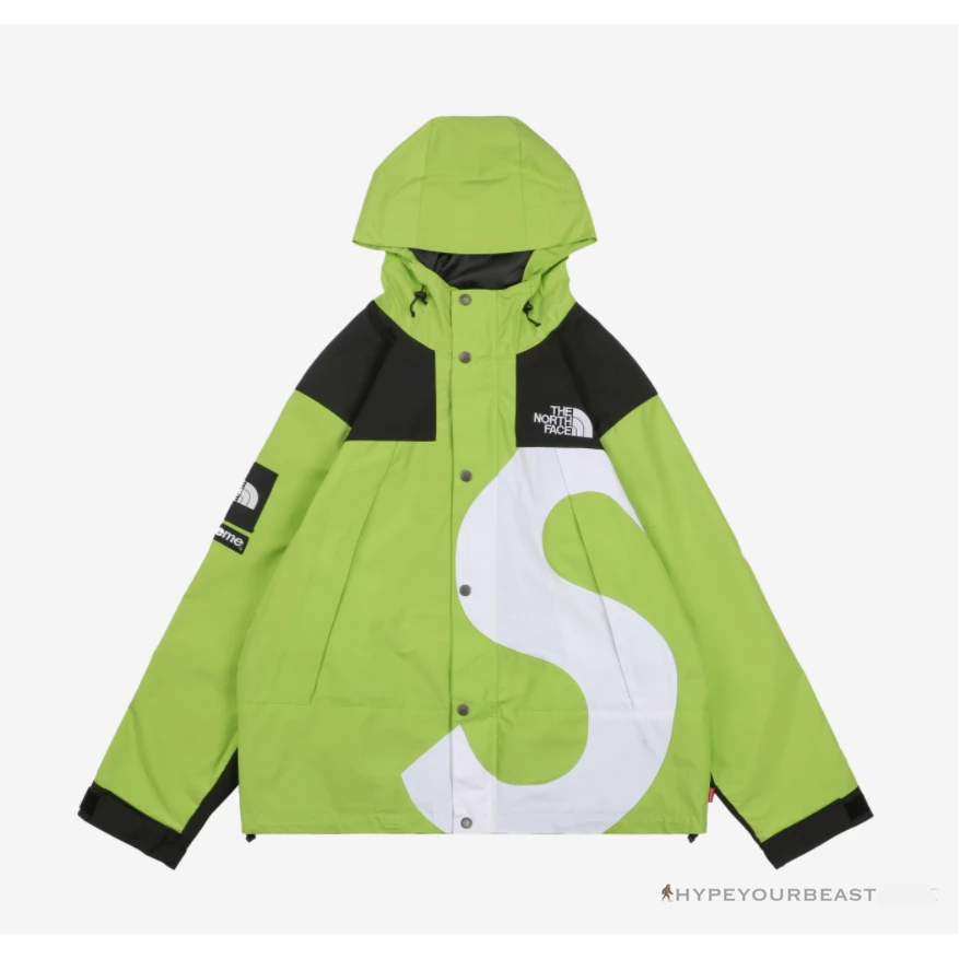 hypeyourbeast S*p*e x t*f logo mountain jacket green