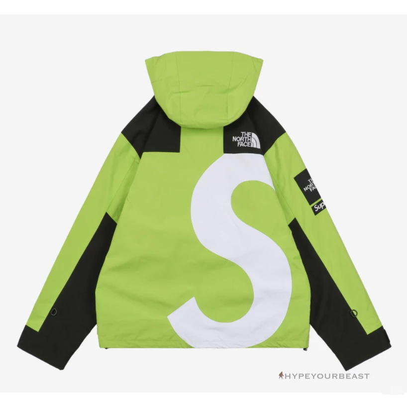 hypeyourbeast S*p*e x t*f logo mountain jacket green