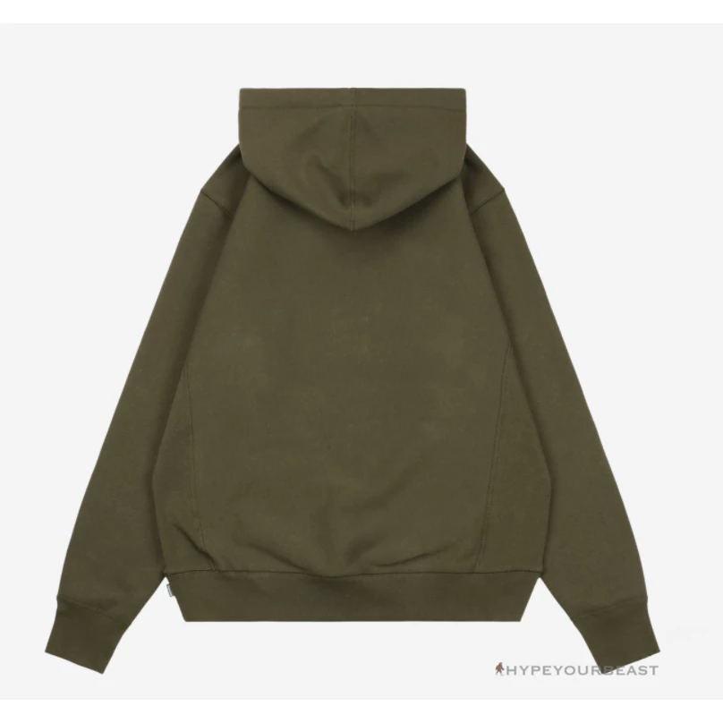 hypeyourbeast S*p*e cross box logo hoodie green