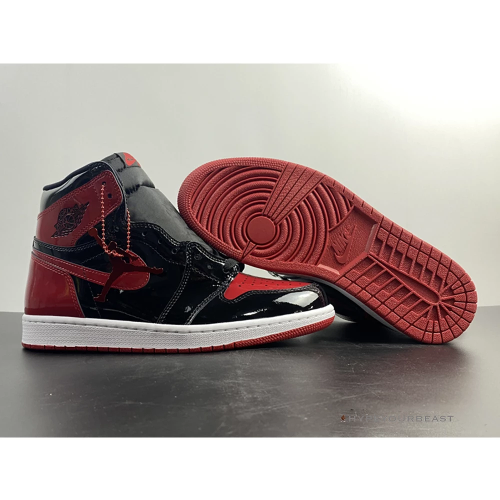 HypeYourBeast Air Jordan 1 Retro High OG ‘Bred Patent’