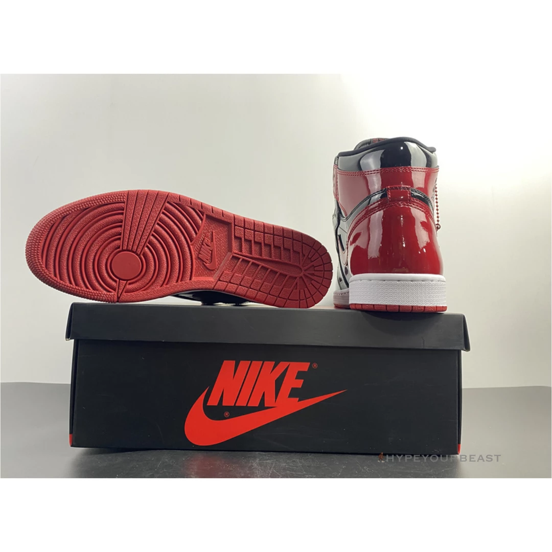 HypeYourBeast Air Jordan 1 Retro High OG ‘Bred Patent’