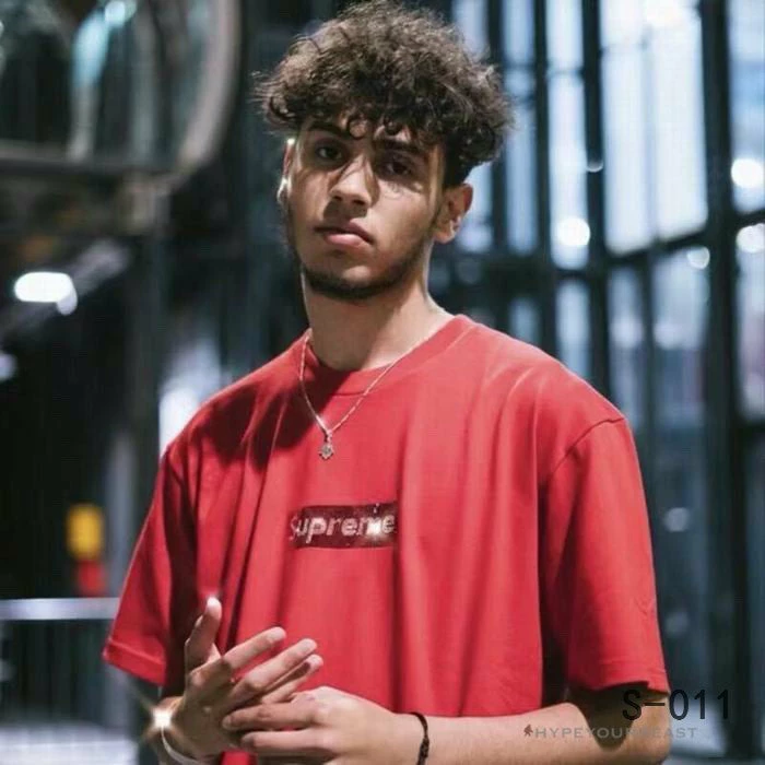 t-shirts S*p*e box logo tee shirt red