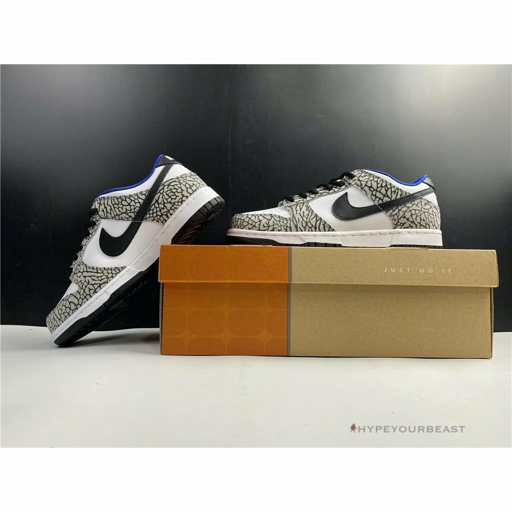 S*p*e x nike sb dunk low white cement