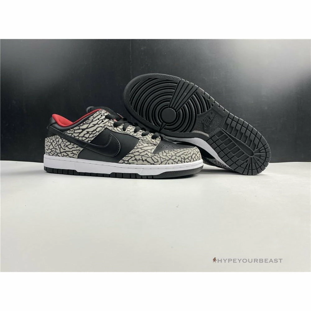 S*p*e x nike sb dunk low black cement