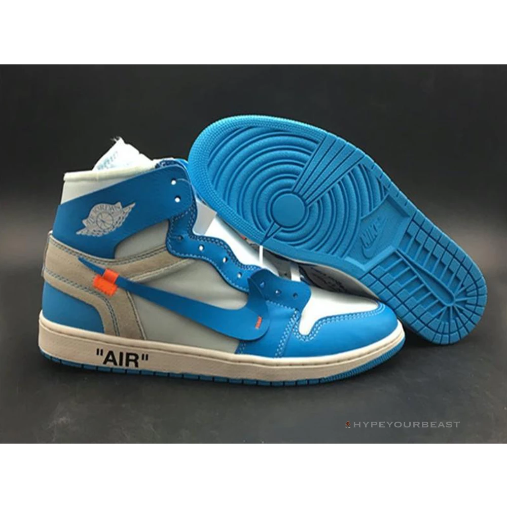 The Ten: Off White X Air Jordan 1 High “UNC”