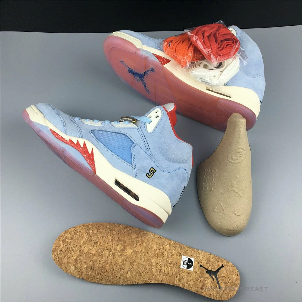 Trophy Room X Air Jordan 5 Retro ‘Ice Blue’