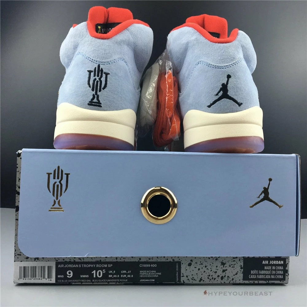 Trophy Room X Air Jordan 5 Retro ‘Ice Blue’