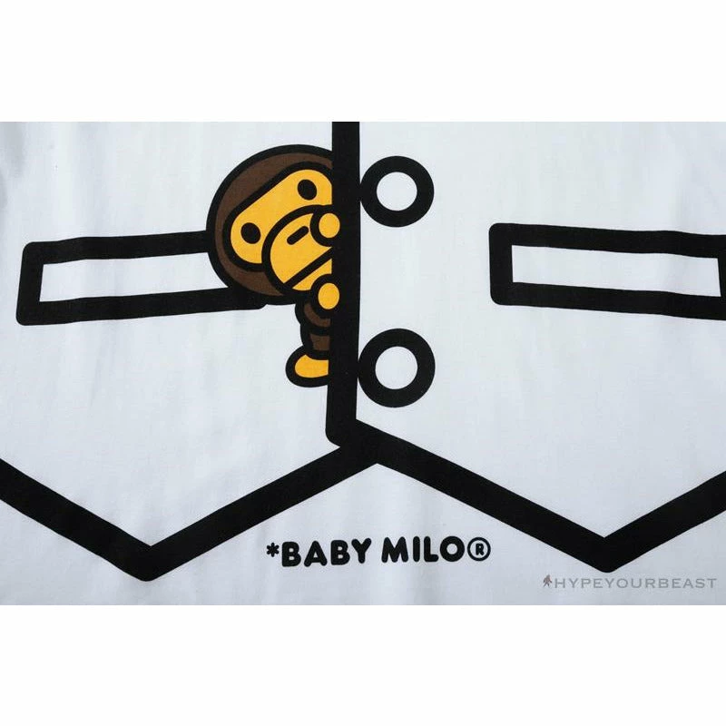 BAPE Baby Milo Cartoon Vest Color Matching Tee Shirt