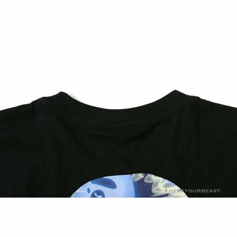 BAPE Blue Ape Head Green Storm Tee Shirt ‘BLACK’ Clothes