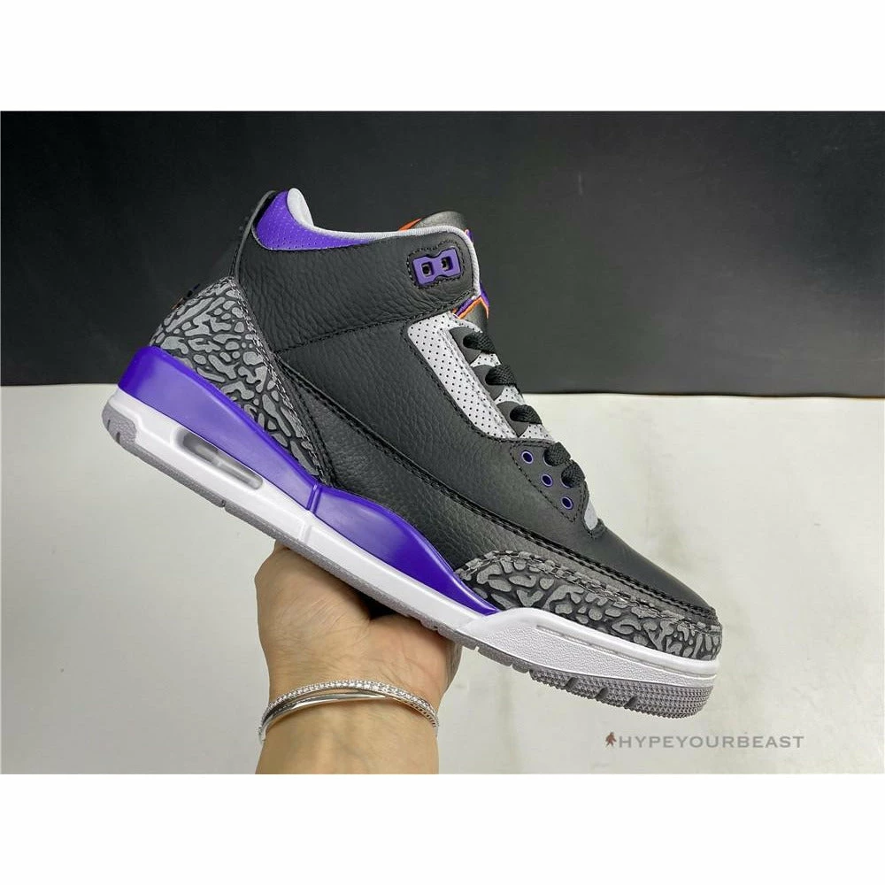 Air Jordan 3 ‘Court Purple Black Cement’