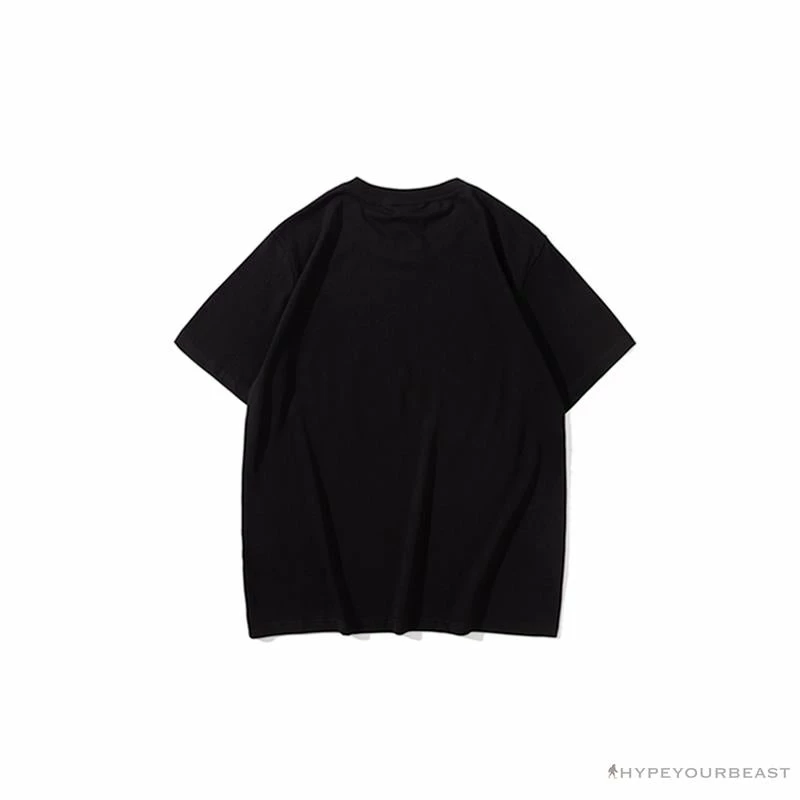Clothes BAPE Spoof Dollar Bill Tee Shirt ‘BLACK’