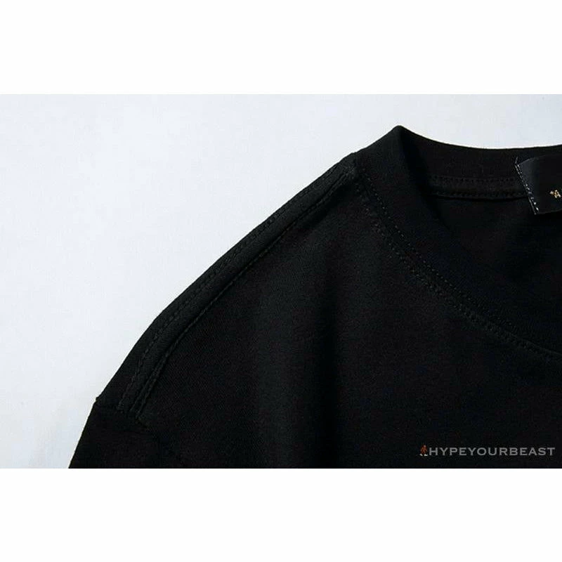BAPE X MCM Camouflage Ape Head Tee Shirt ‘BLACK’