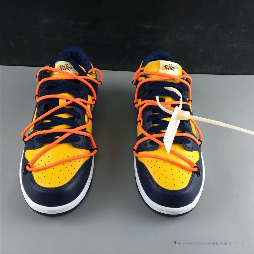 Nike Off-White X Dunk Low ‘University Gold’