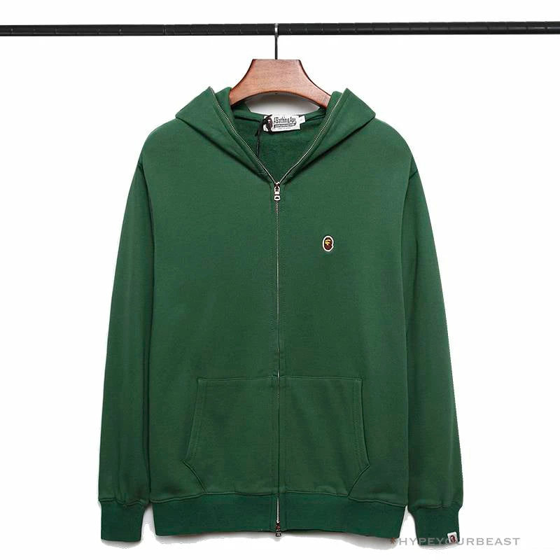 BAPE Classic Ape Head Hoodie ‘GREEN’ Clothes