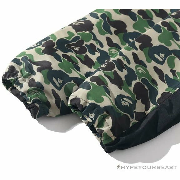 BAPE X FCRB Joint Double Zip Camouflage Hoodie ‘GREEN’