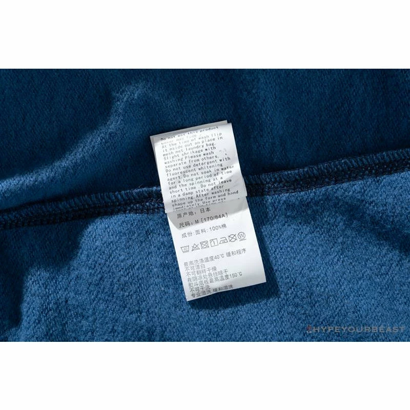 BAPE X Readymade Tiger Head Foam Camouflage Hoodie ‘BLUE’ Clothes