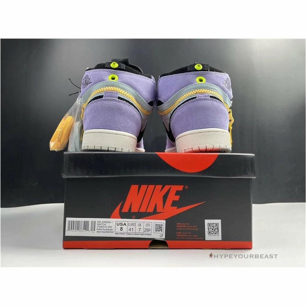 HypeYourBeast Air Jordan 1 High Switch ‘Purple Pulse’