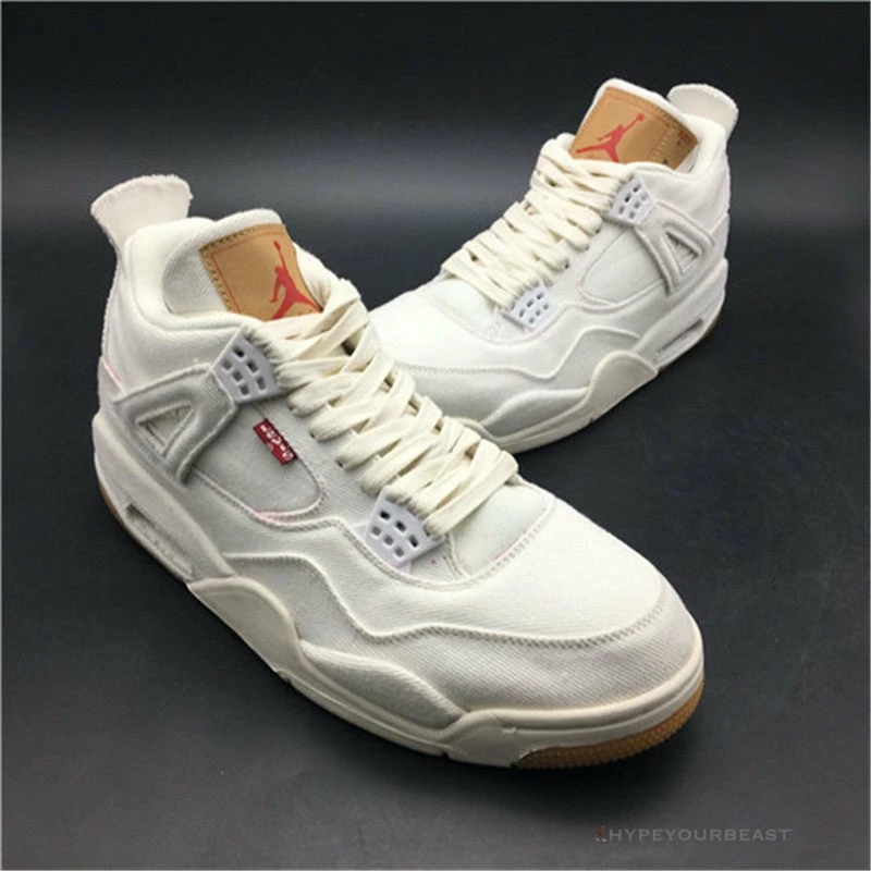 Jordan 4 X Levi’s White