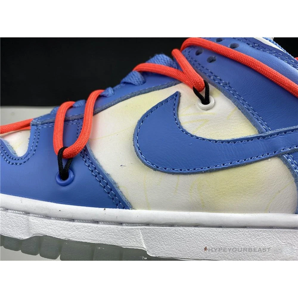 Futura X Off-White X Nike Dunk Low Blue