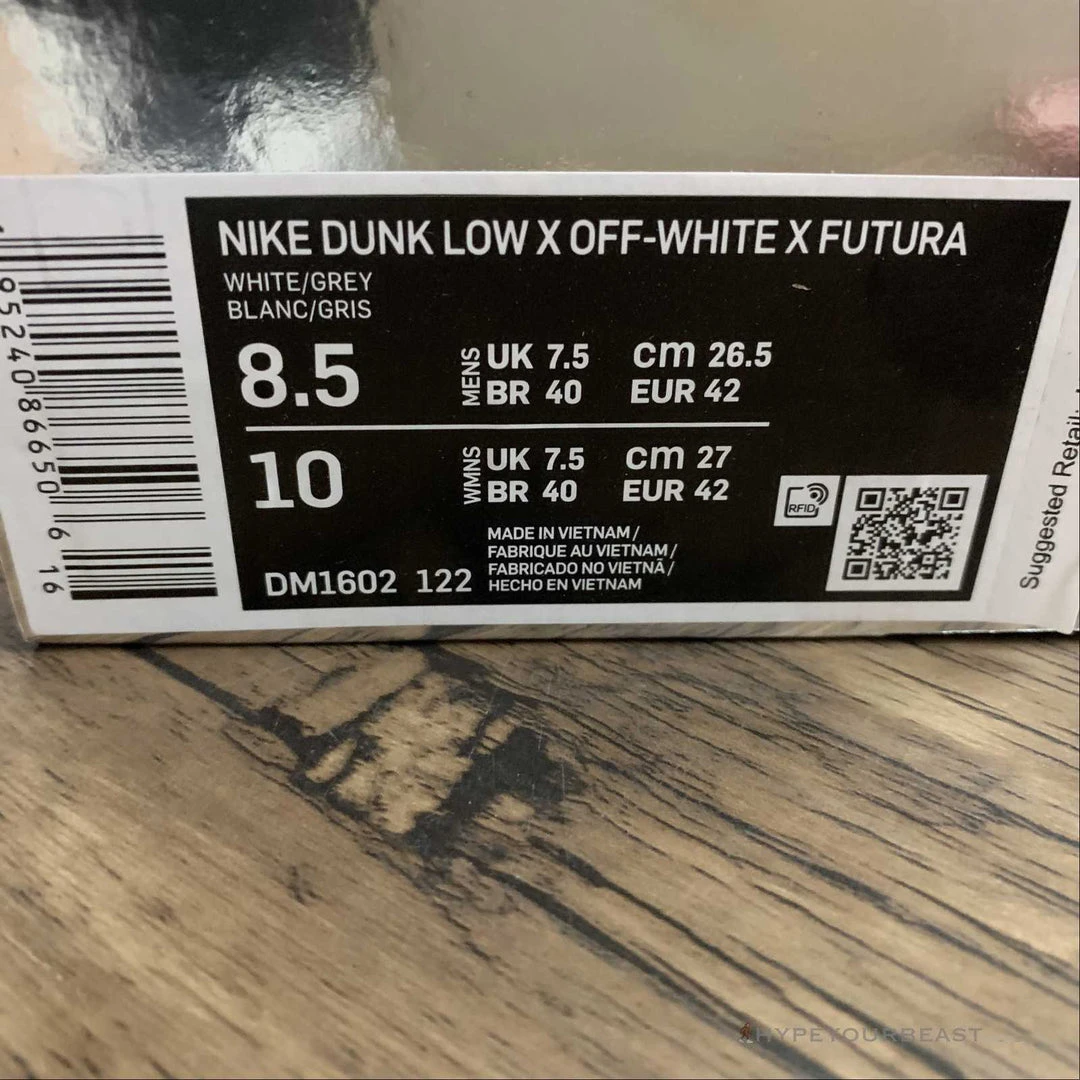 HypeYourBeast Off White X Nike Dunk Low ‘Dear Summer – 30/50’