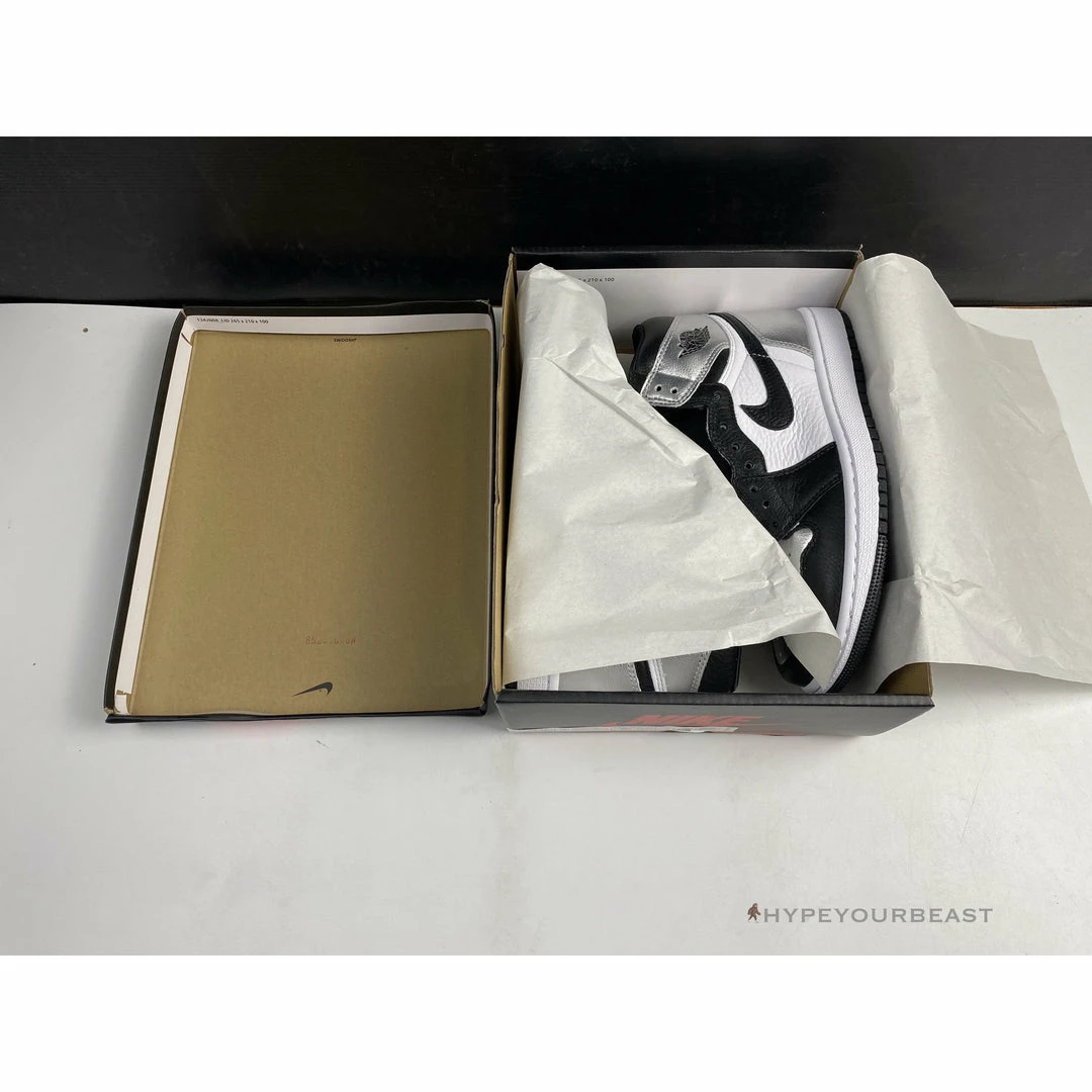 Air Jordan 1 Retro High Silver Toe