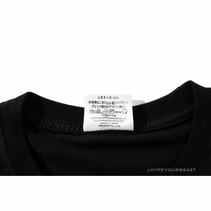 BAPE Street Graffiti Tee Shirt ‘BLACK’