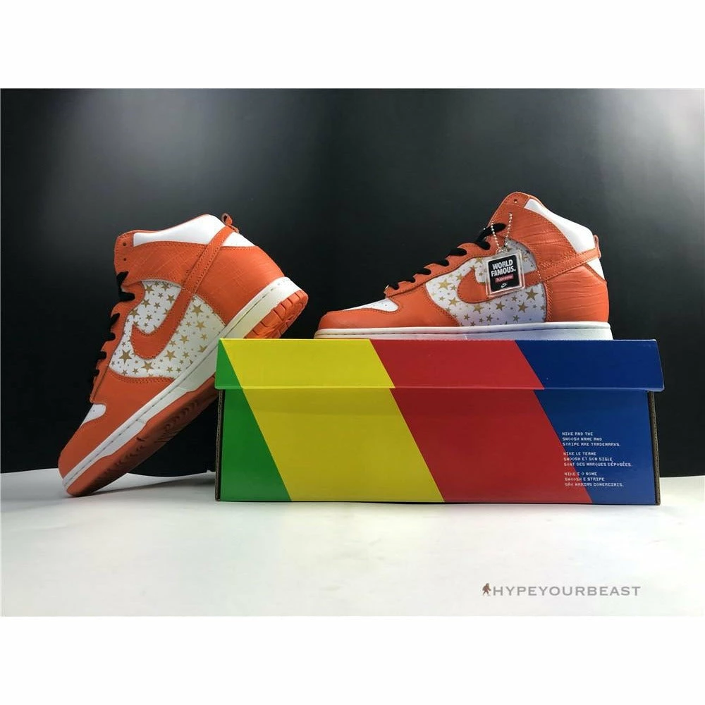 nike sb dunk high S*p*e orange blaze
