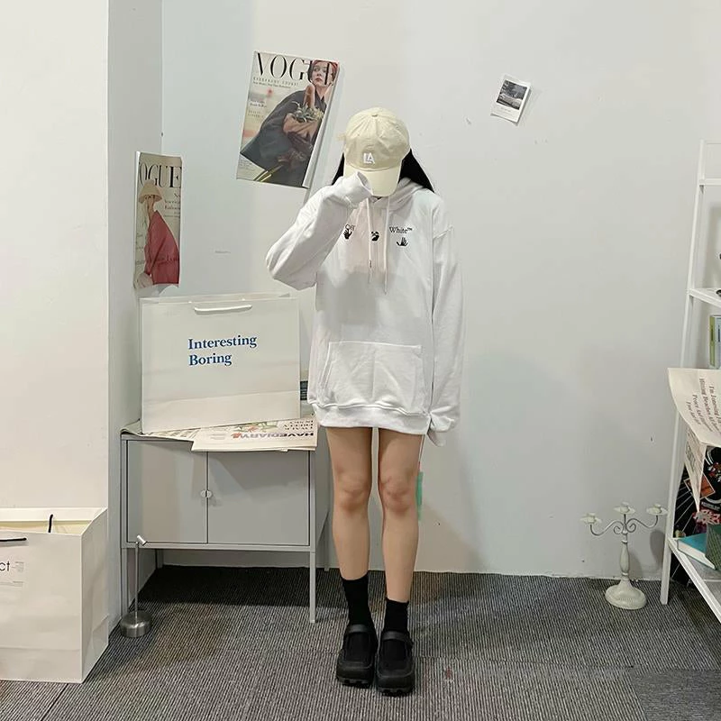 HypeYourBeast Off-White Green Hoodie – White Hoodies & Jackets