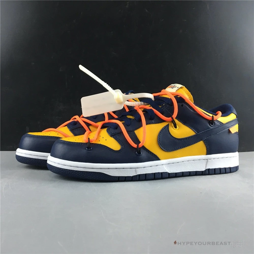 Nike Off-White X Dunk Low ‘University Gold’