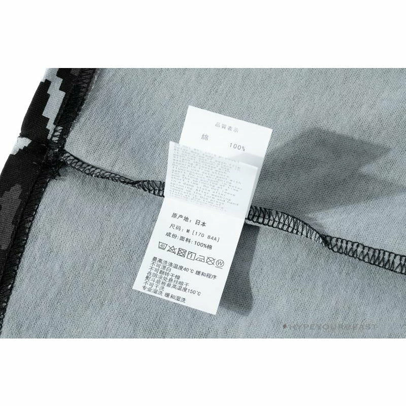 BAPE Digital Pixel Camouflage Tee Shirt ‘BLACK’ Clothes
