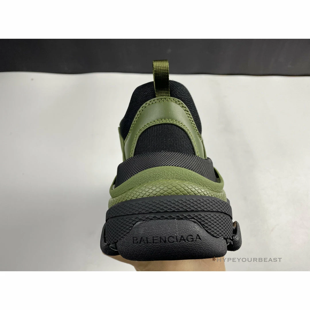 bcg triple s green / black Ba*len*cia*ga