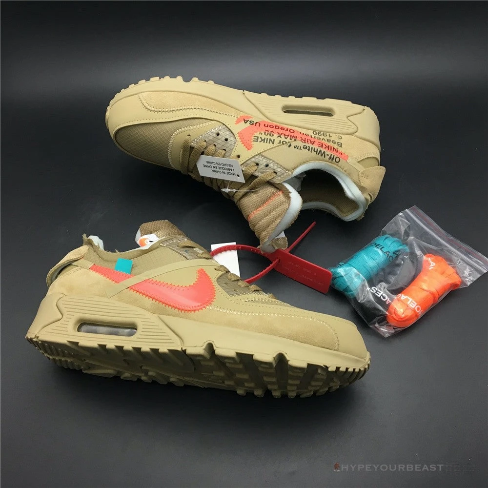 Off White X Nike Air Max 90 “Desert Ore”
