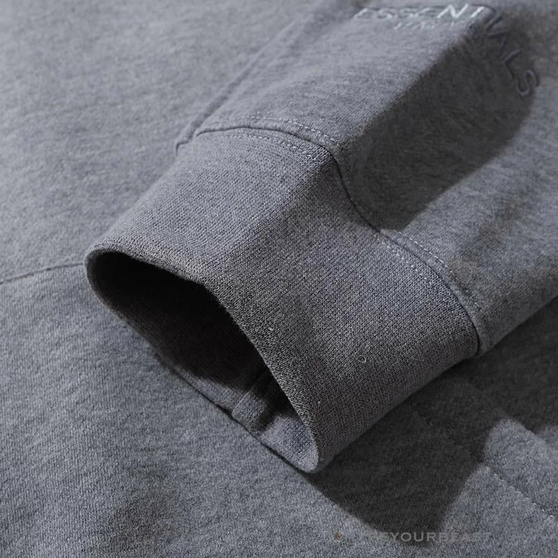 HypeYourBeast Hoodies & Jackets FOG Hoodie Reflective ‘ESSENTIALS’ Dark Gray