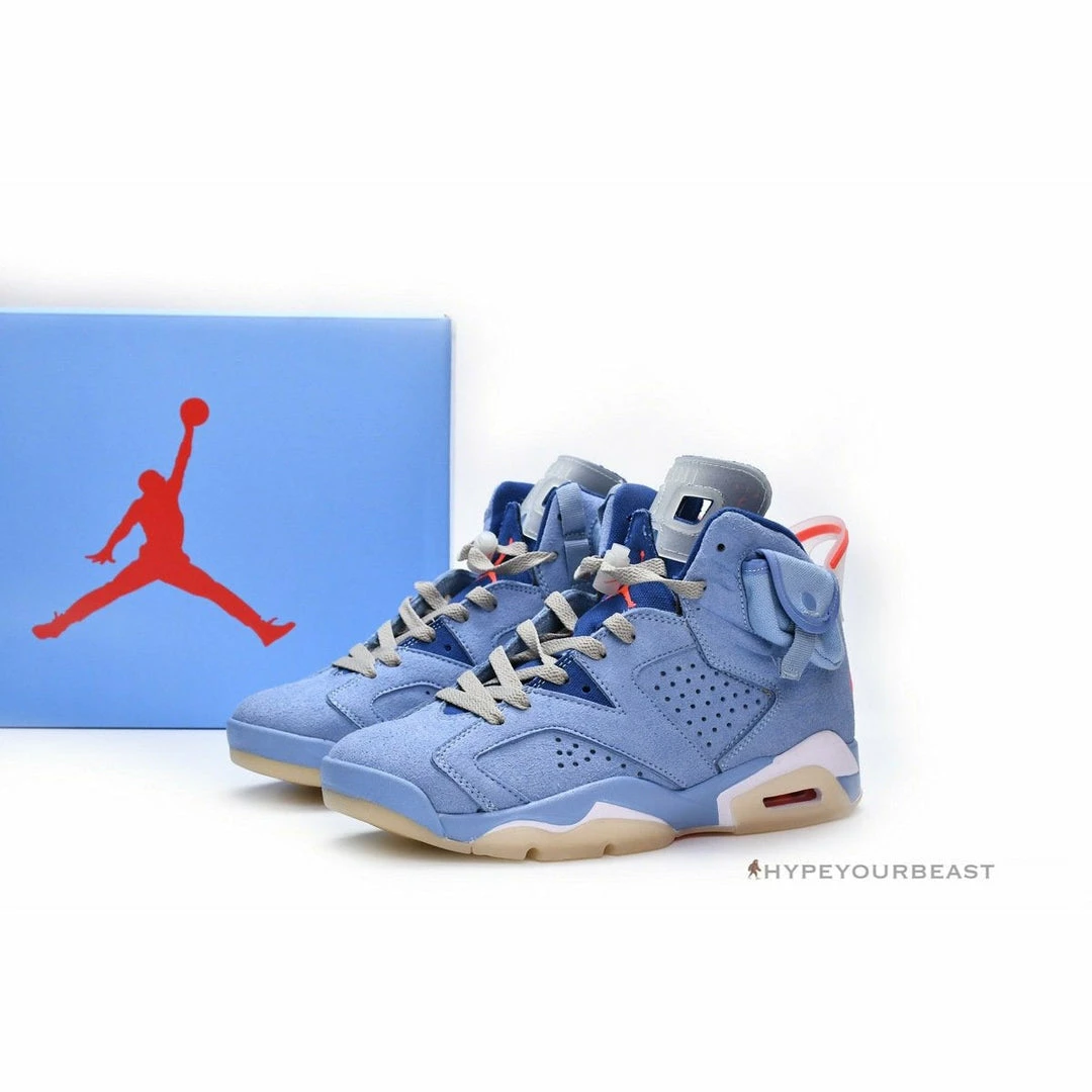 HypeYourBeast Travis Scott X Air Jordan 6 ‘British Khaki Blue’