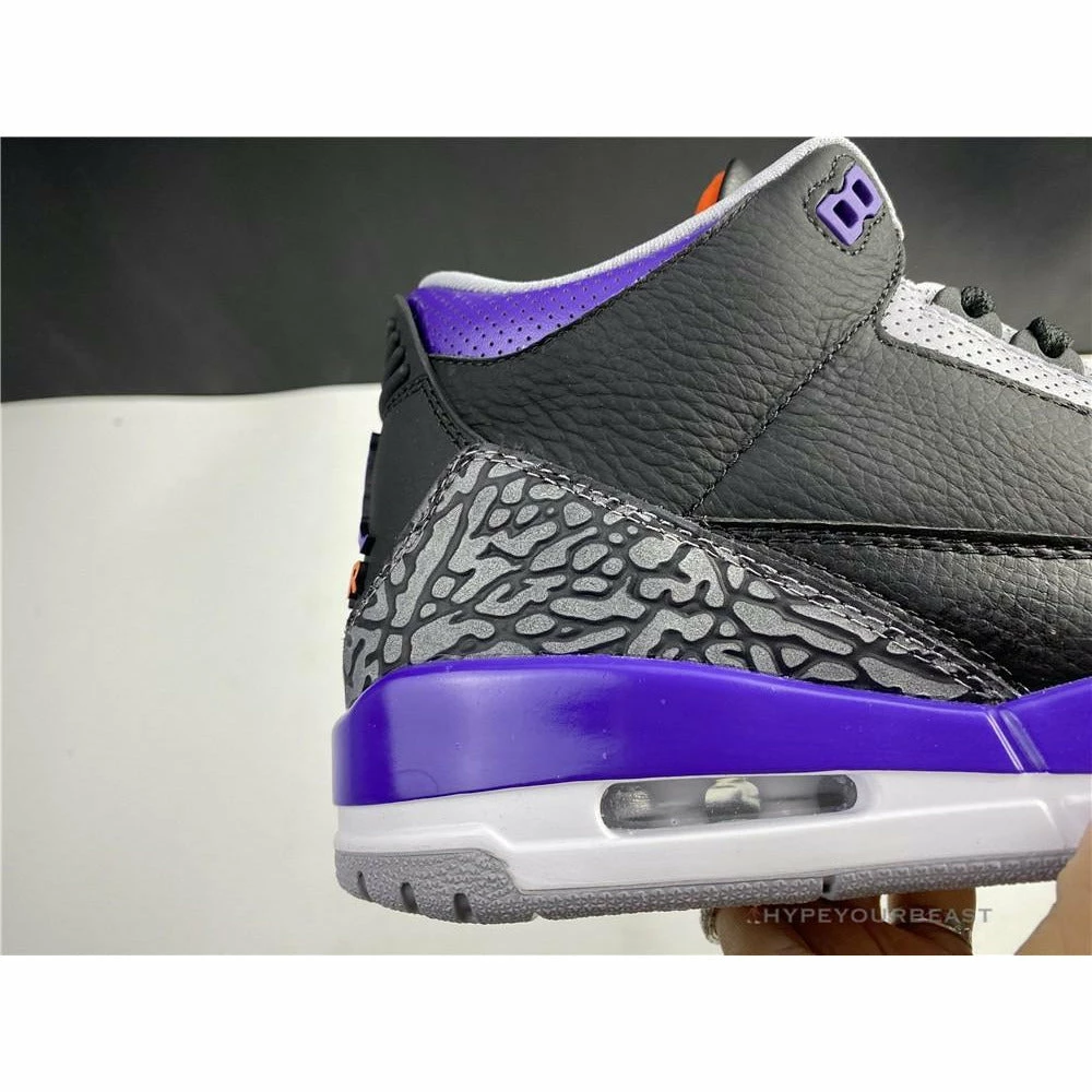 Air Jordan 3 ‘Court Purple Black Cement’