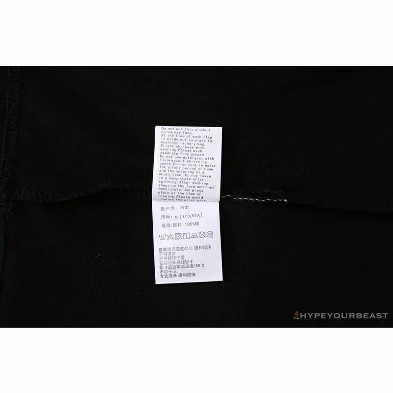 Clothes BAPE Baby Shark Red Shark Tee Shirt ‘BLACK’