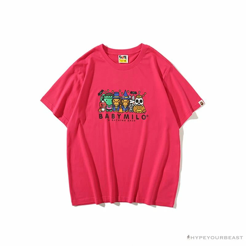 Clothes BAPE Baby Milo Halloween Tee Shirt ‘PINK’