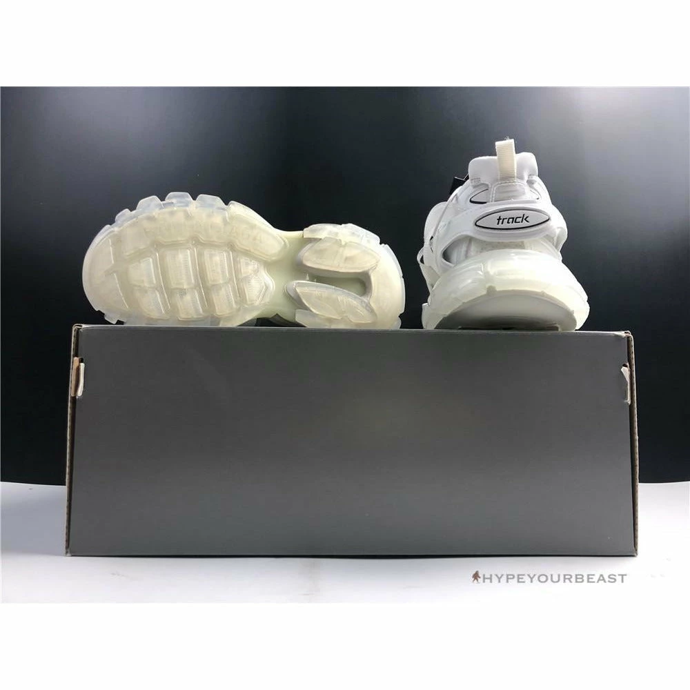 Ba*len*cia*ga track sneakers 3.0 white rubber sole