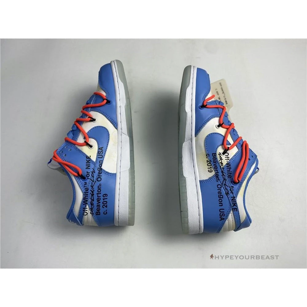 Futura X Off-White X Nike Dunk Low Blue