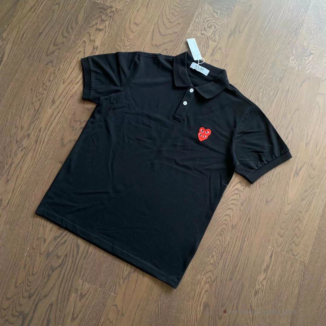 CDG Polo Shirt Black Shirts