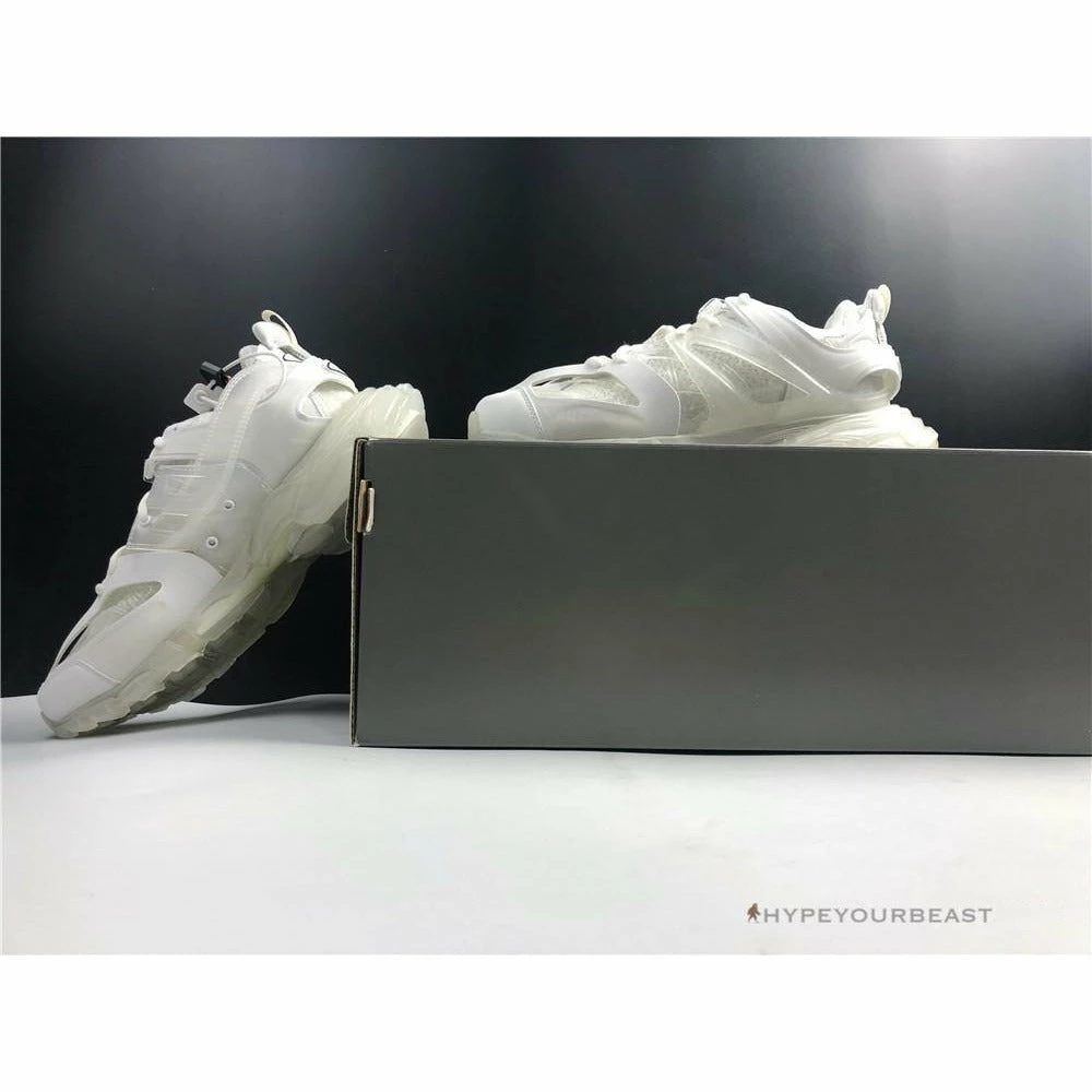 Ba*len*cia*ga track sneakers 3.0 white rubber sole