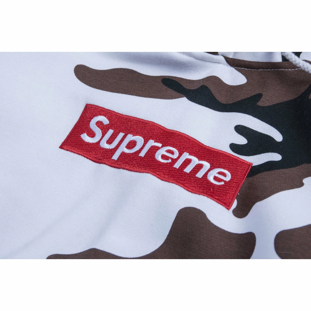hypeyourbeast S*p*e camo hoodie white camouflage hoodies & jackets