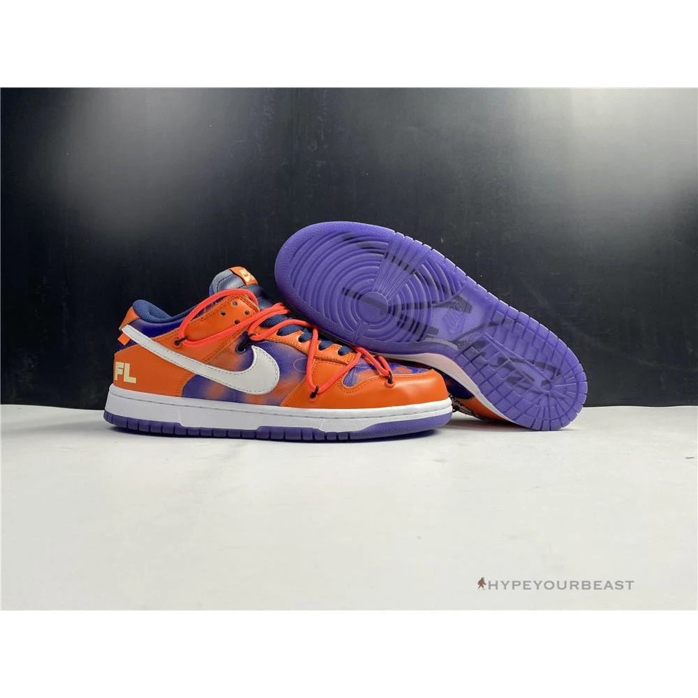 Futura X Off-White X Nike Dunk Low Orange