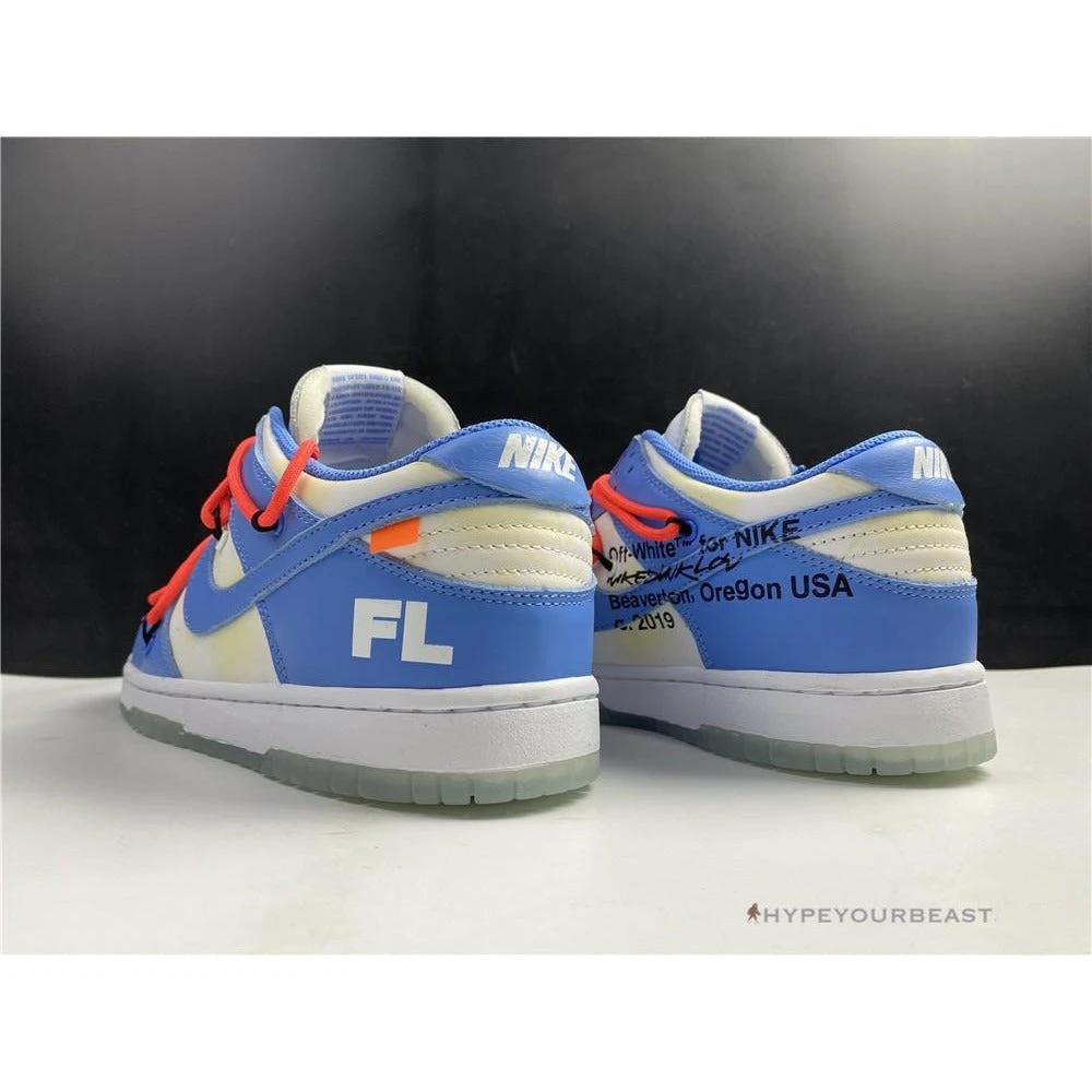 Futura X Off-White X Nike Dunk Low Blue