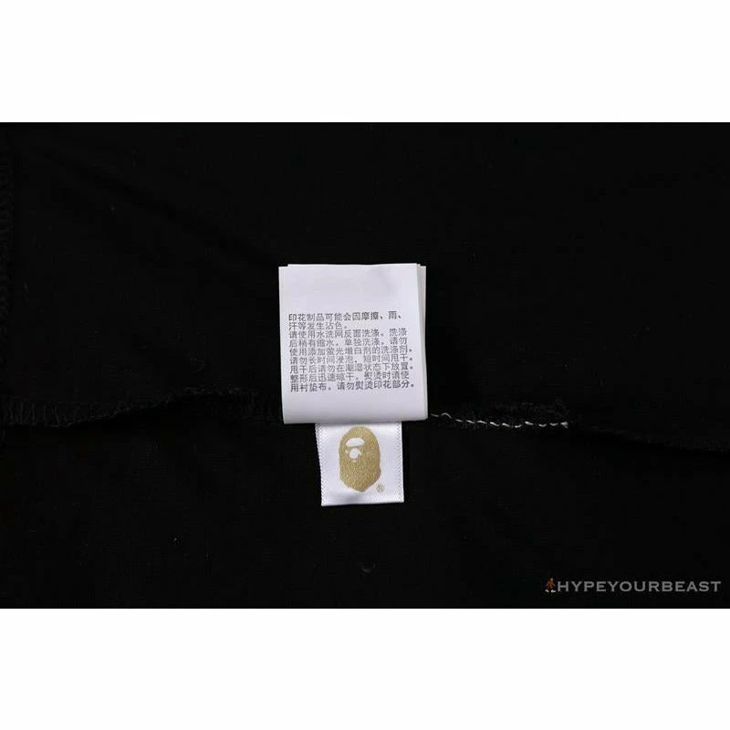 Clothes BAPE Baby Shark Red Shark Tee Shirt ‘BLACK’
