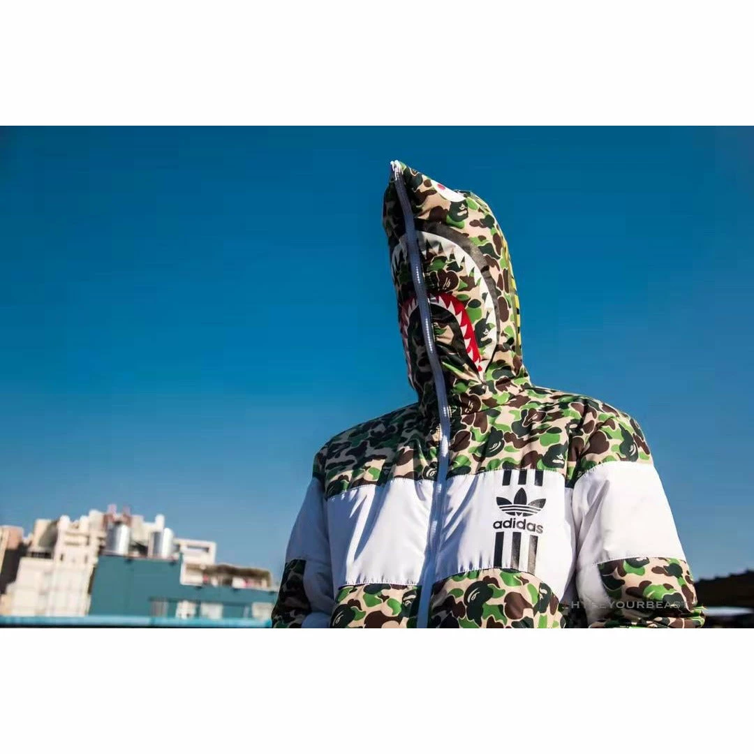 hypeyourbeast Ad*s x bape camo jacket
