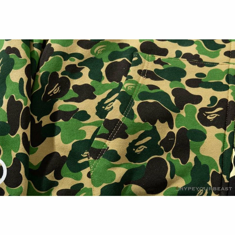 BAPE X UNKLE Camouflage Green Belt Ear Hoodie Clothes