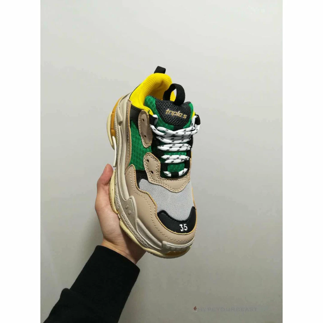 Ba*len*cia*ga bcg triple s yellow green
