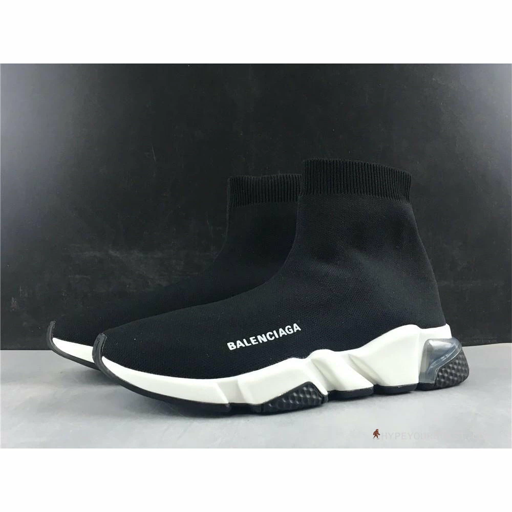 Ba*len*cia*ga bcg sock sneakers clear sole – black