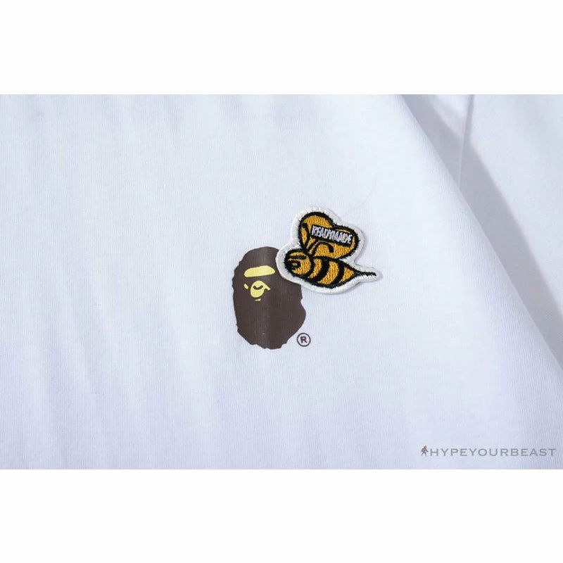 BAPE Readymade Small Bee Camouflage Letter Tee Shirt ‘GREEN’ Clothes
